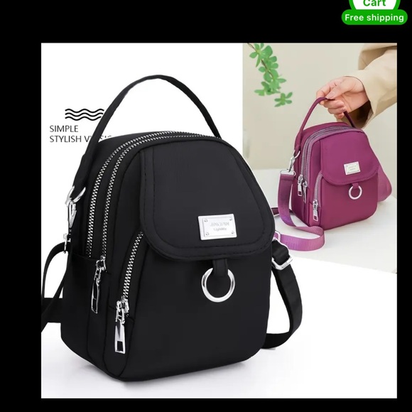 Light Green Crossbody Bag, has adjustable removable crossbody strap~New in pack. - Picture 4 of 7